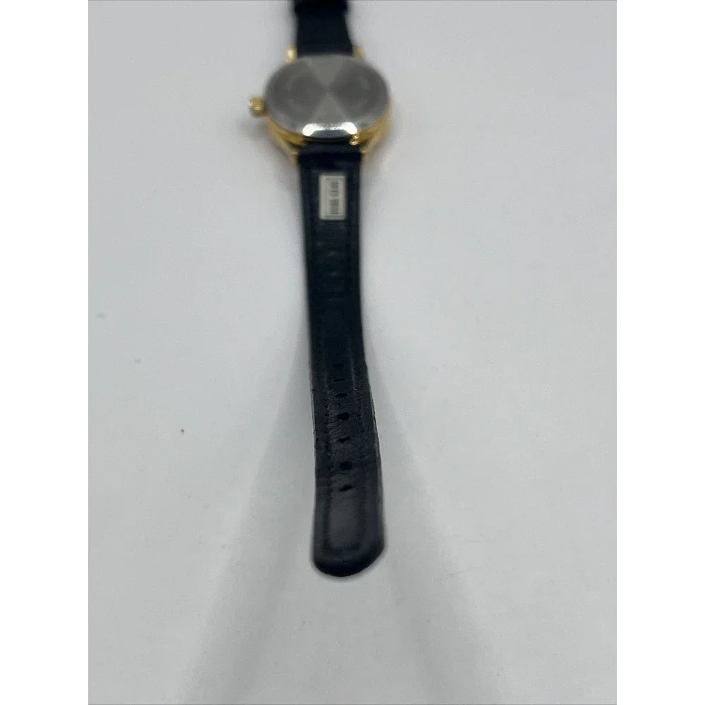 National Guard Women's Watch Southern Select 98 Black Leather‎ Band- New Battery